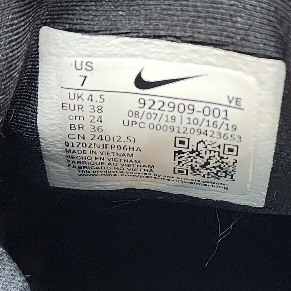 Nike Womens Air Zoom Vomero 13 Black Running Shoes Sneakers Size 7‎ - Picture 8 of 8